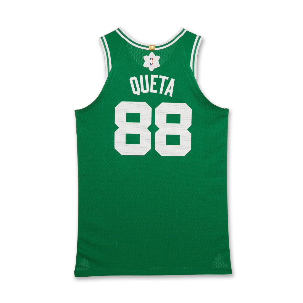 View full screen - View 1 of Lot 31. Neemias Queta ‘Christmas Day’ Boston Celtics 2024-2025 Game Worn Icon Edition Jersey .