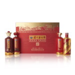 2011年 贵州茅台酒(历史见证,光辉历程)套组 2011 Kweichow Moutai "Milestones" Assortment (4 BT50)