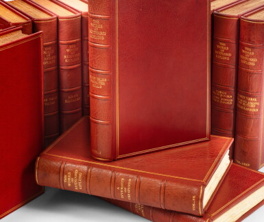 View full screen - View 1 of Lot 147. The Complete Works in Prose and Verse. Londres, 1937-1939. "The Sussex Edition" : un des 525 exemplaires, signé par Kipling..