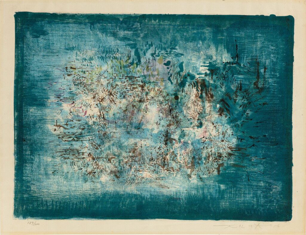 View full screen - View 1 of Lot 2033. Zao Wou-Ki 趙無極 | Untitled (Petit jardin) 無題(小花園).