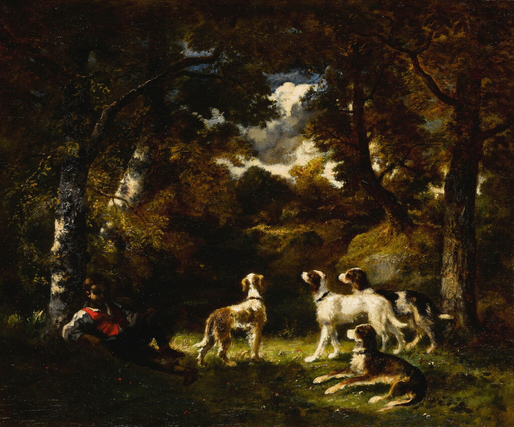 View full screen - View 1 of Lot 9. Rest from the Hunt.