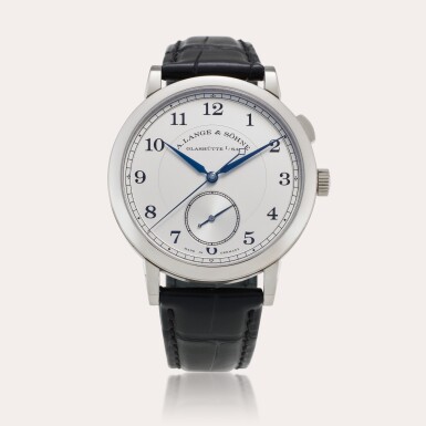 View full screen - View 1 of Lot 97. Reference 297.026 1815 'Homage to Walter Lange' | A limited edition white gold wristwatch with dead-beat seconds, Circa 2021.