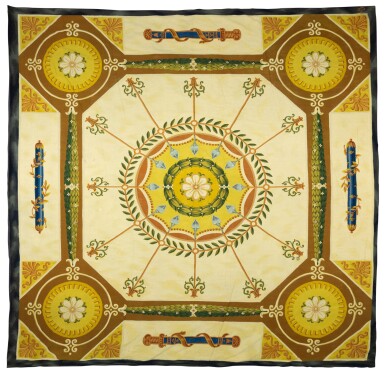 View full screen - View 1 of Lot 130. An Aubusson style carpet, Real Fabrica de Tapices, Madrid, vers 1960 | Tapis dans le style d’Aubusson, Real Fabrica de Tapices, Madrid, vers 1960.