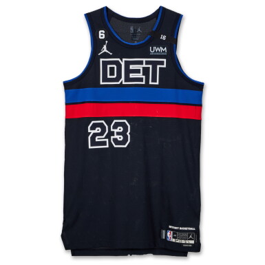 View full screen - View 1 of Lot 118. Jaden Ivey Detroit Pistons 2022-2023 Game Worn Statement Edition Jersey.
