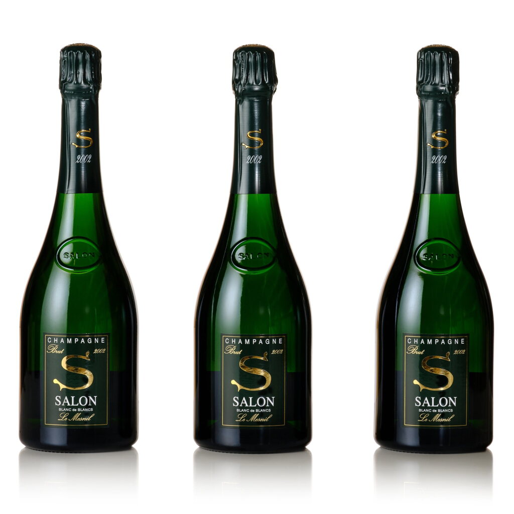 View full screen - View 1 of Lot 340. Salon Le Mesnil, Blanc de Blancs 2002 (6 BT).