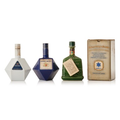 View full screen - View 1 of Lot 9698. Kirin Seagram Robert Brown Blended Whiskies (1 BT72, 2 BT75).