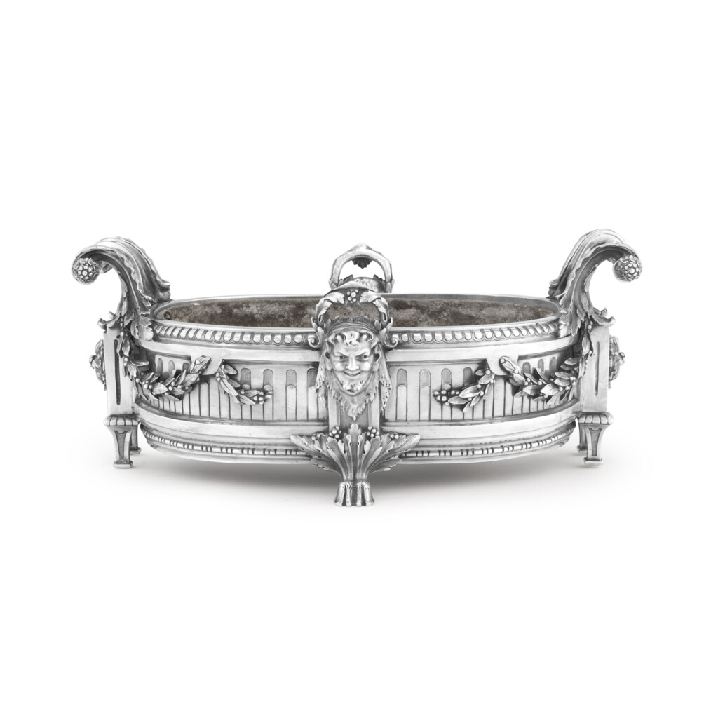 View full screen - View 1 of Lot 196. A French silver jardiniere, Léon Champenois, Paris, circa 1890.