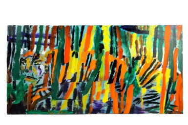 View full screen - View 1 of Lot 6024. Ken Done 肯・東恩 | Tiger 虎.