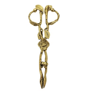 View full screen - View 1 of Lot 308. A PAIR OF GEORGE IV SILVER-GILT SUGAR NIPS, CIRCA 1820.