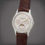 Reference 5550P-001 Advanced Research | A limited edition platinum automatic perpetual calendar wristwatch with moon phases, Circa 2012