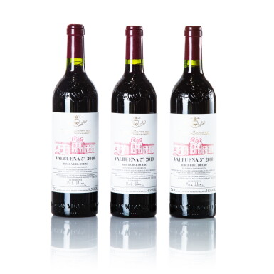 View full screen - View 1 of Lot 406. Vega Sicilia, 'Valbuena No. 5' 2010 (3 BT).