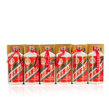 2000年产 “飞天牌”贵州茅台酒 (太阳标) Kweichow Flying Fairy Moutai 2000 (White sticker) (6 x 500ml)