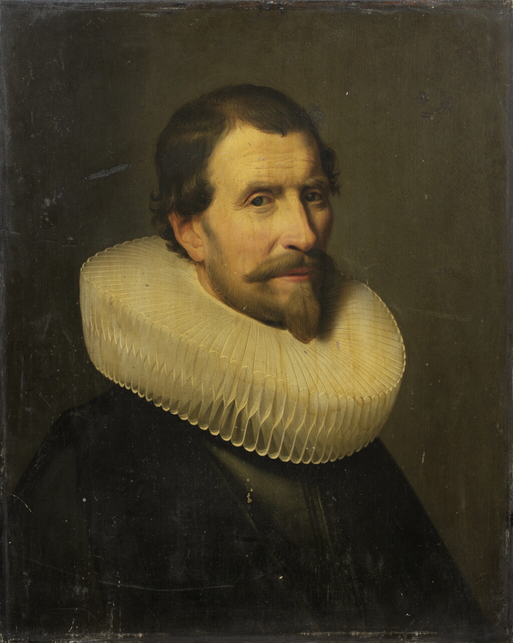 View full screen - View 1 of Lot 22. JACOB WILLEMSZ. DELFF THE YOUNGER | PORTRAIT OF A GENTLEMAN, AGED 55.