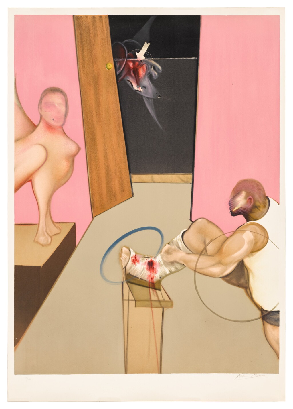 View full screen - View 1 of Lot 58. Œdipe and the Sphinx after Ingres (S. 18; T. 17).