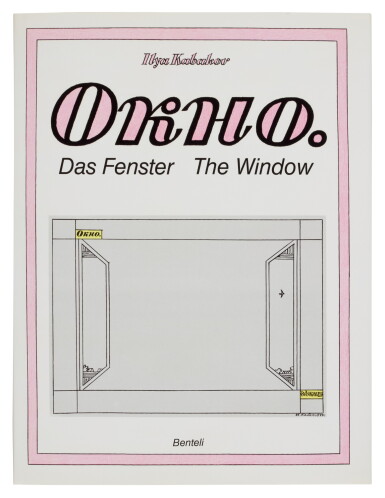 View full screen - View 1 of Lot 33. ILYA KABAKOV | OKNO, DAS FENSTER, THE WINDOW, BERN: BENTELI, 1985. ONE OF A LIMITED EDITION OF 50 SIGNED AND NUMBERED COPIES INCLUDING AN ORIGINAL DRAWING.