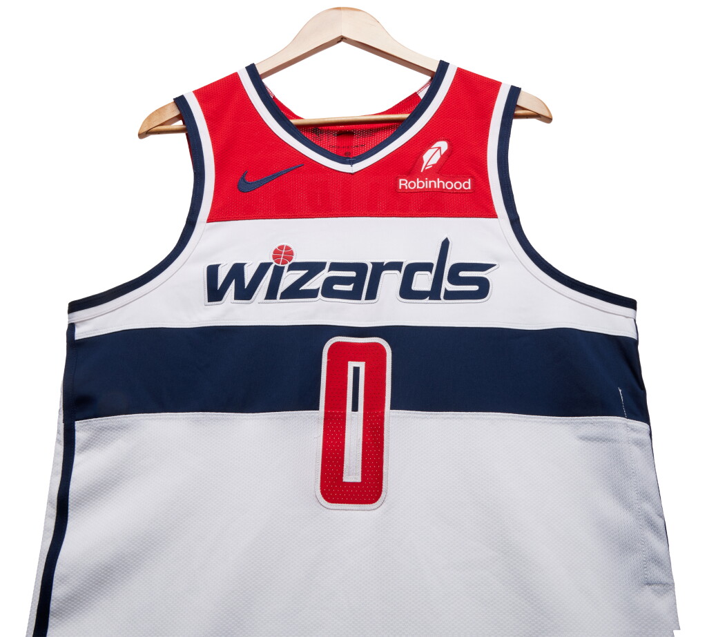 Voir en plein écran - Voir 1 du lot 176. Bilal Coulibaly Washington Wizards 2023-2024 Game Worn Association Edition Jersey .