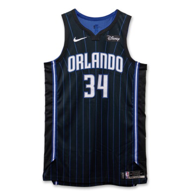 View full screen - View 1 of Lot 152. Wendell Carter Jr. 'NBA Playoff Debut' Orlando Magic 2024 NBA Playoffs Eastern Conference Round 1 Game Issued Icon Edition Jersey | Game 1 & 2 | Matched to 2 Games.