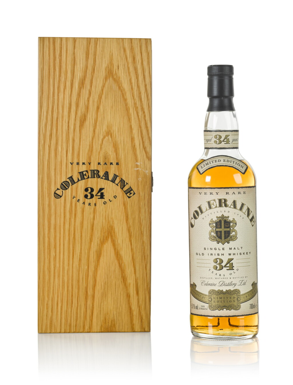 View full screen - View 1 of Lot 40. Coleraine 34 Year Old Limited Edition 57.1 abv 1959 .