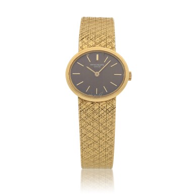 View full screen - View 1 of Lot 20. Ref. 3349-1 Yellow gold bracelet watch Circa 1958.