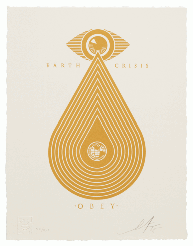 View full screen - View 1 of Lot 417. Earth Crisis Letterpress.