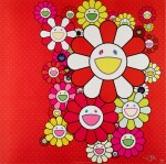 TAKASHI MURAKAMI | ROSE VELVET; AND BLUE VELVET