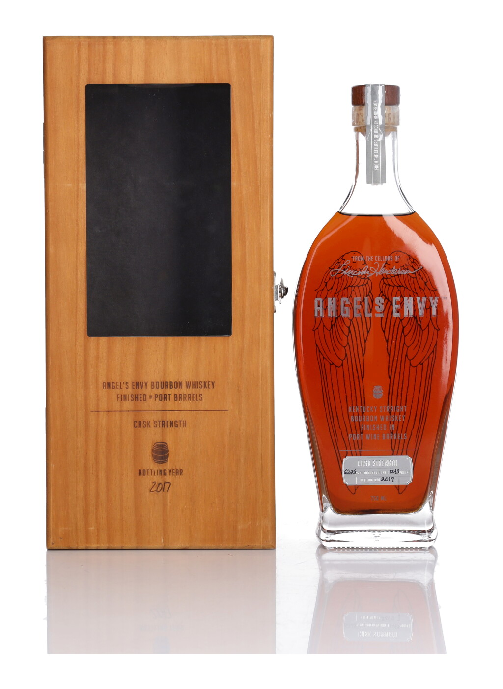 View full screen - View 1 of Lot 219. Angel's Envy Cask Strength Port Barrels 2017 Release 125.4 Proof NV (1 Bottle 75cl).