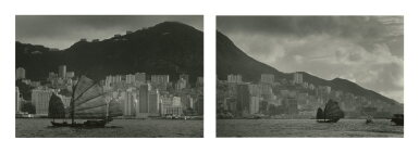 View full screen - View 1 of Lot 2056. Yau Leung 邱良 | Hong Kong Island under the Victoria Peak, 1960s 六十年代太平山下香港島,1960年代.