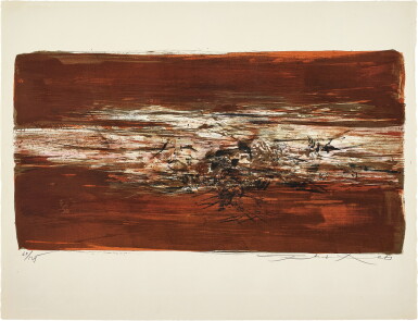 View full screen - View 1 of Lot 6215. Zao Wou-Ki 趙無極 | Sans titre 無題.