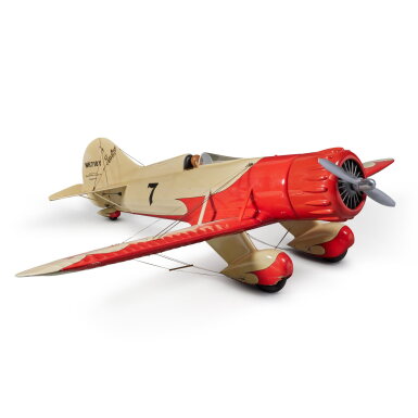 View full screen - View 1 of Lot 715. A Model of a Cream and Red Gee Bee NR718Y.