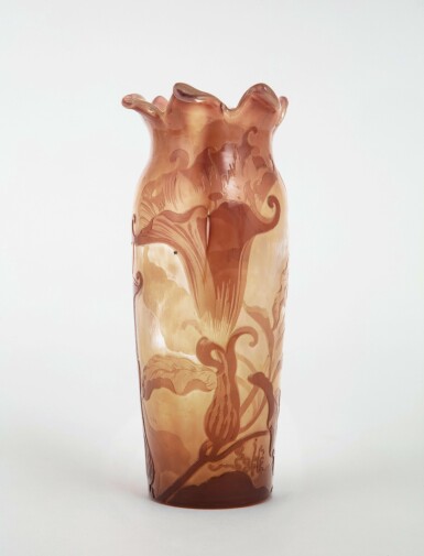 View full screen - View 1 of Lot 40. Émile Gallé, "Iris" Vase.