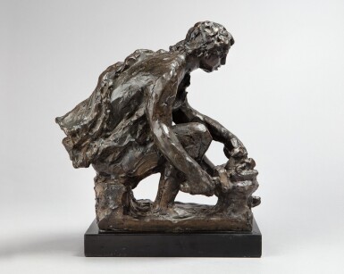 View full screen - View 1 of Lot 77. Le feu ou Le petit forgeron accroupi ou Le berger.