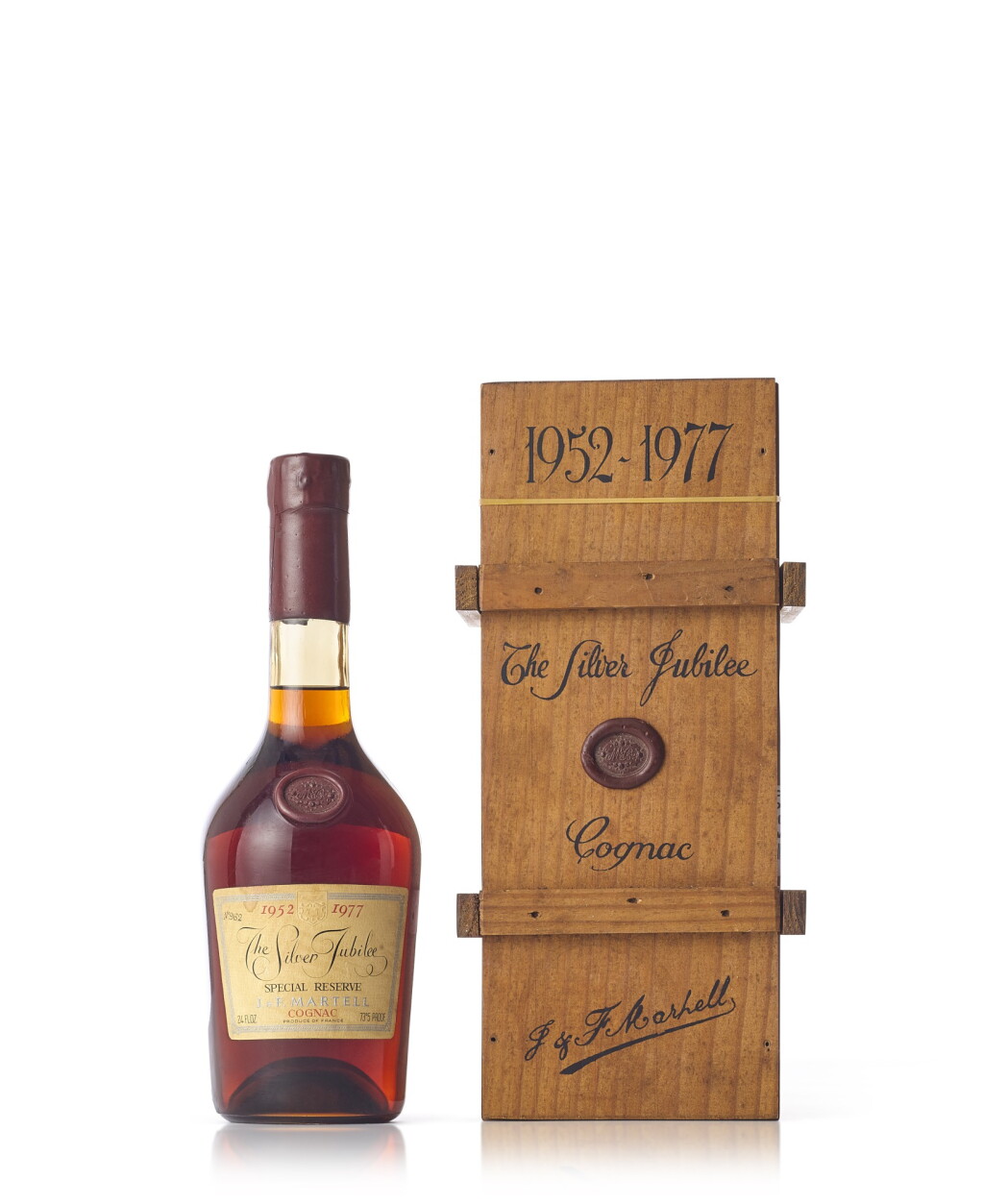 View full screen - View 1 of Lot 4111. Cognac Martell Silver Jubilee Special Reserve NV (1 BT).