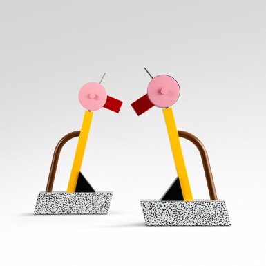 View full screen - View 1 of Lot 210. Paire de lampes de table Tahiti.