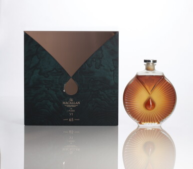 View full screen - View 1 of Lot 5452. The Macallan 65 Year Old in Lalique, Six Pillars, Sixth Edition, 46.3 abv NV (1 BT70).