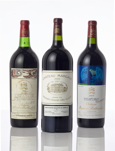 View full screen - View 1 of Lot 5462. Château Mouton Rothschild 2008 (3 MAG).