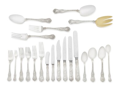 View full screen - View 1 of Lot 1742. American silver Olympian pattern flatware service, Tiffany & Co., New York, second quarter 20th century.