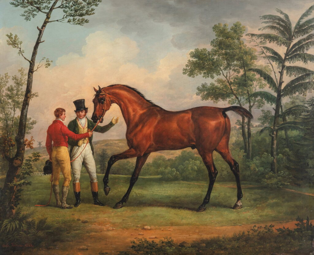 View full screen - View 1 of Lot 47. Milton with his lad Gottfried and Jean Georges Schickler.