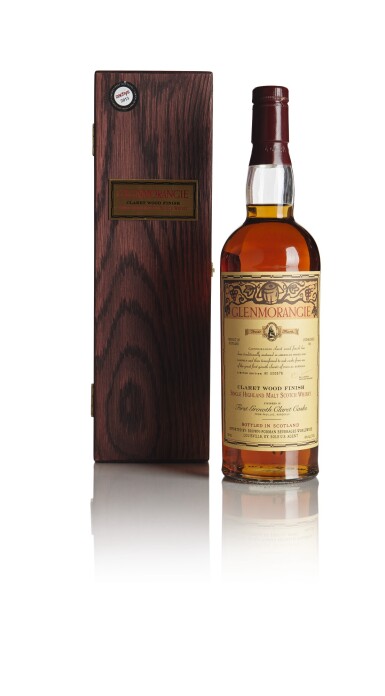 View full screen - View 1 of Lot 255. GLENMORANGIE CLARET WOOD FINISH 43.0 ABV NV .