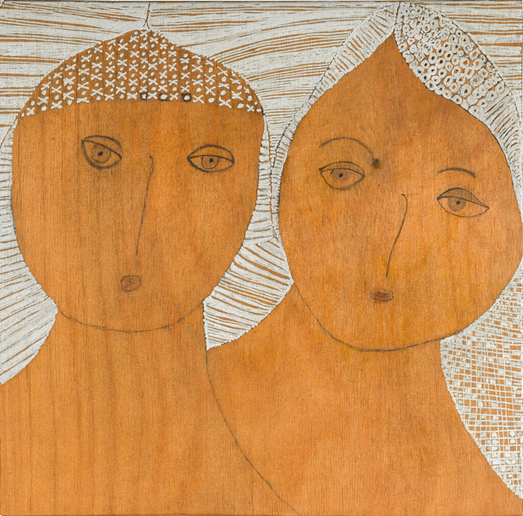View full screen - View 1 of Lot 554. Untitled (Two Faces).