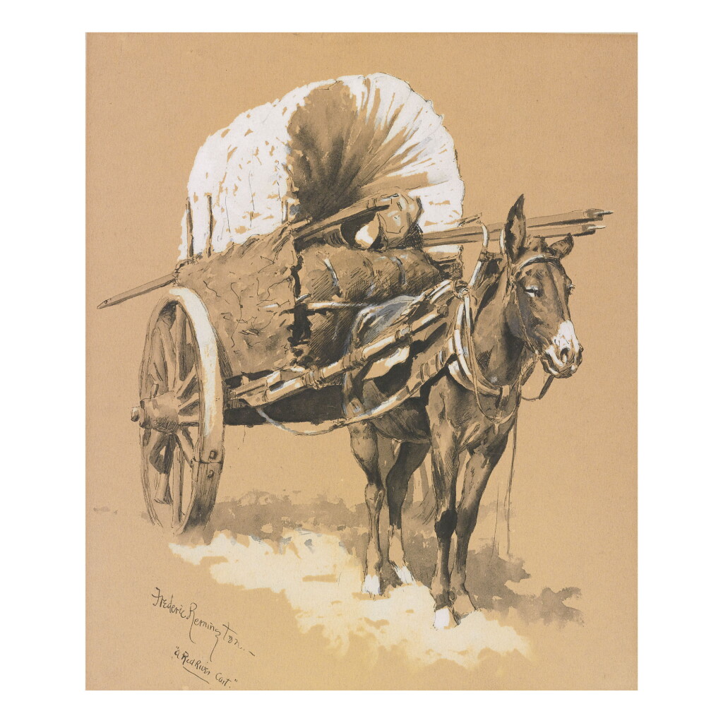 View full screen - View 1 of Lot 65. FREDERIC REMINGTON | THE CART (THE RED RIVER CART).