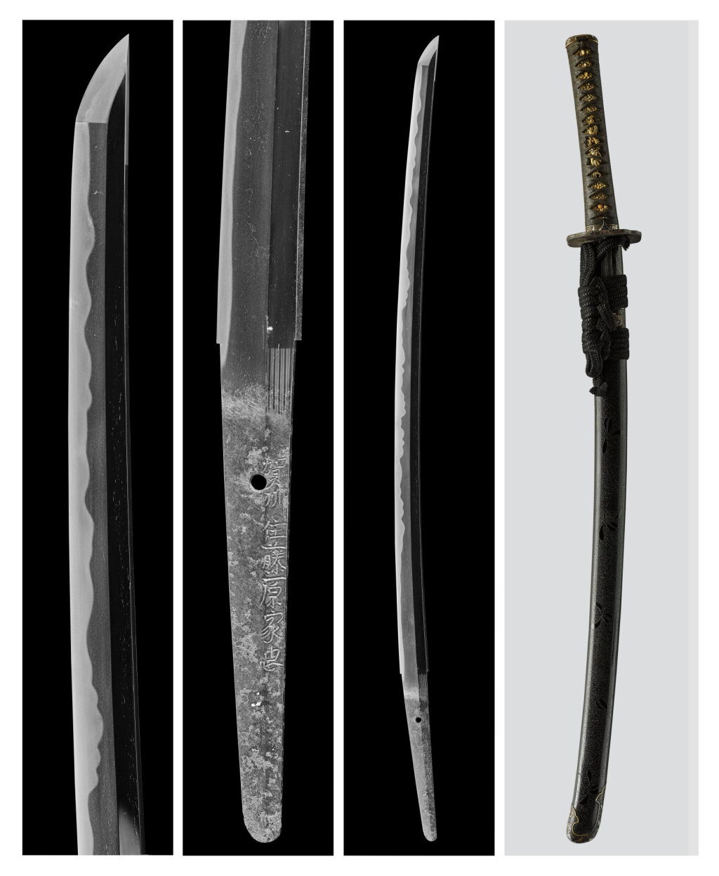 View full screen - View 1 of Lot 54. A katana | Signed Kashu ju Fujiwara Ietada (Fujiwara Ietada, a resident of Kaga Province) | Edo period, 17th century.