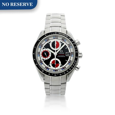 View full screen - View 1 of Lot 3. REFERENCE 3210.5200 SPEEDMASTER A STAINLESS STEEL AUTOMATIC CHRONOGRAPH WRISTWATCH WITH DATE AND BRACELET, CIRCA 2014.