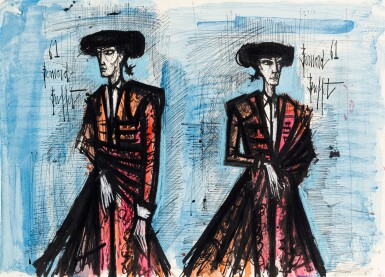 View full screen - View 1 of Lot 203. La Corrida - deux toreros .