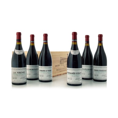 View full screen - View 1 of Lot 1001. DRC Assortment Case 1990 Domaine de la Romanée-Conti (12 BT).