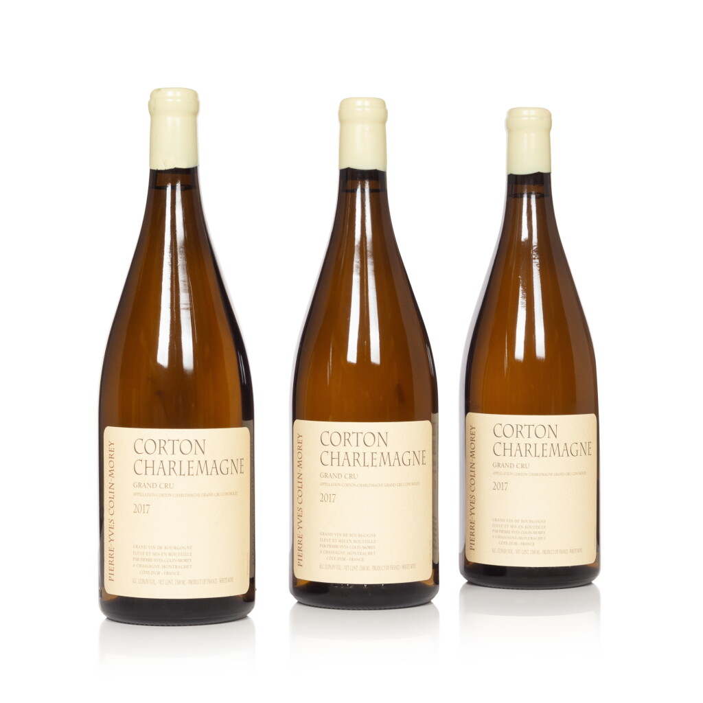 View full screen - View 1 of Lot 8287. Corton Charlemagne 2017 Pierre-Yves Colin-Morey (3 MAG).