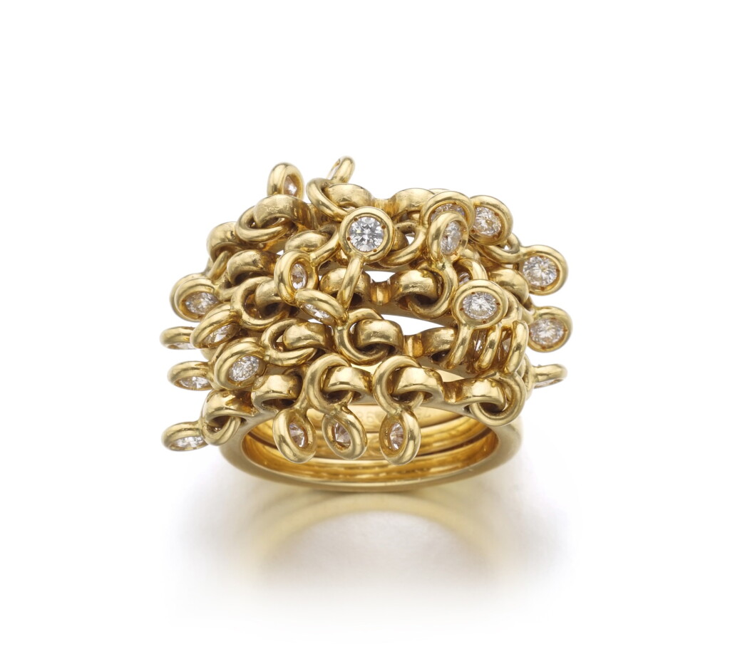 View full screen - View 1 of Lot 41. DIAMOND RING, 'COQUINE' | DIOR.