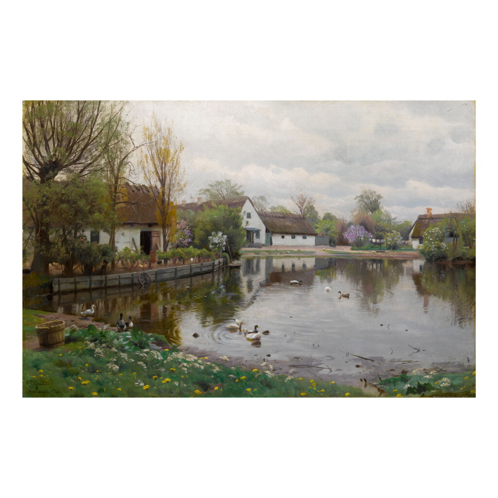 View full screen - View 1 of Lot 125. PEDER MØNSTED | POND IN HERSTEDVESTER, DENMARK.