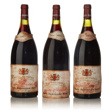 View full screen - View 1 of Lot 499. Crozes Hermitage, Domaine de Thalabert Rouge 1983 Paul Jaboulet Aîné (6 MAG).