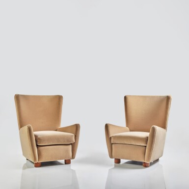 全萤幕检视 - 查看116Pair of "Copenhague" Armchairs的1