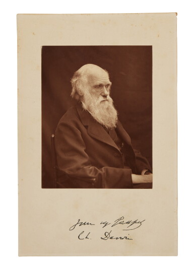 View full screen - View 1 of Lot 1078. (Darwin, Charles) | A group of five photographs, ca. 1863-1878.